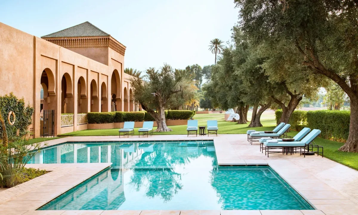 Amanjena — Vue extérieure, Marrakech