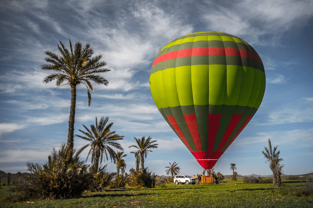 Hot-air ballooning in Marrakech